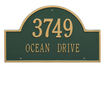Address sign for buildings