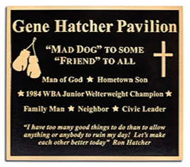 Outdoor Memorial Plaques for places